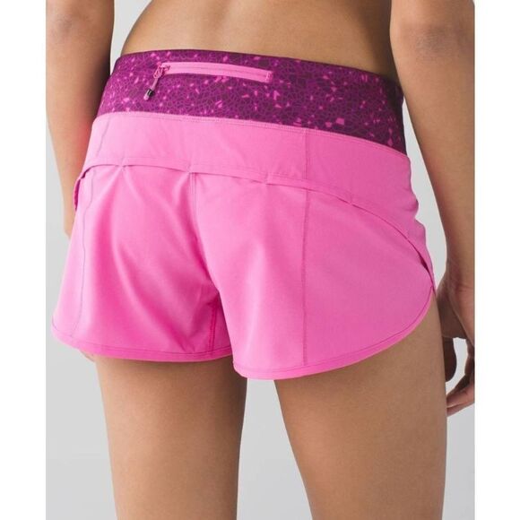 LULULEMON ATHLETICA Speed Short '4 Way Stretch 2.5' Size 4 - Picture 6 of 8